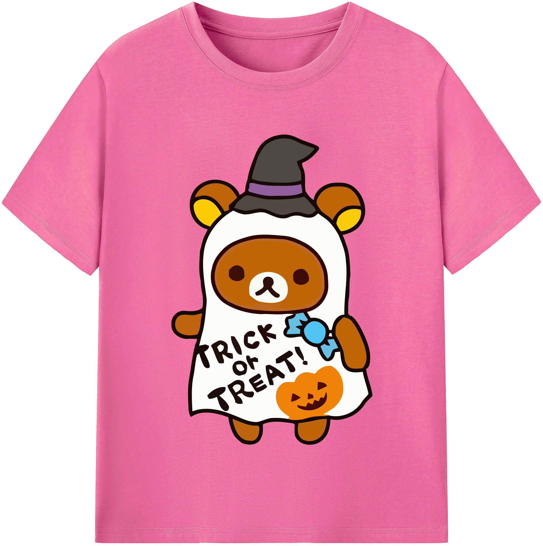 （画像用） リラックマ リラックマ キイロイトリ Rilakkuma Korilakkuma Kiiroitori レディースカジュアルプリントTシャツ（綿100％）